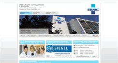 Desktop Screenshot of dreifaltigkeits-hospital.de