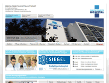 Tablet Screenshot of dreifaltigkeits-hospital.de